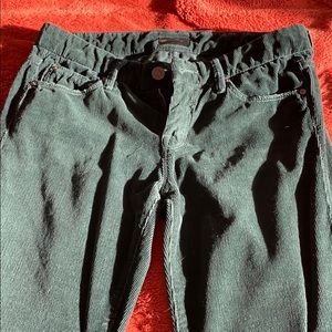 MOTHER Cropped Corduroy Pants